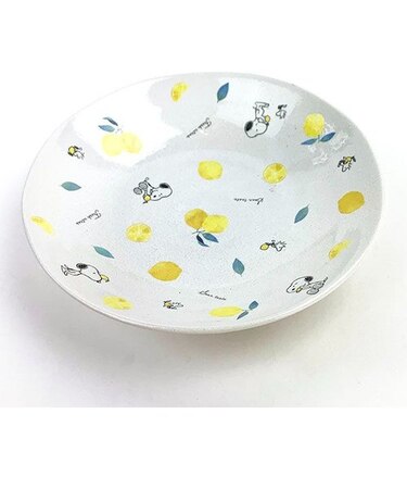 スヌーピー フルーツ和皿 レモン お皿 食器 食卓 くだもの イエロー