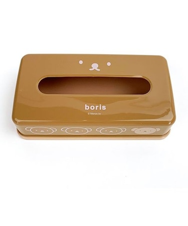 ミッフィー ボリス boris　ティッシュケース(ソフトパックティッシュ用) ティッシュケース ブラウン 　 　