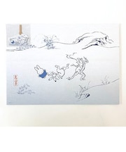 ミッフィー miffy×鳥獣戯画 miffy×鳥獣戯画 ポスター 丘の上 ポスター