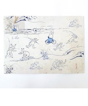 ミッフィー miffy×鳥獣戯画 miffy×鳥獣戯画　ポスター　自転車 ポスター 　 　 　