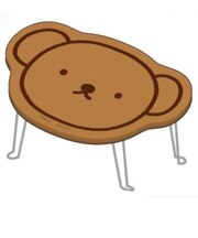 ミッフィー ボリス ダイカットミニテーブル（ボリス）  ブラウン  ナガノファクトリー 日本製