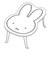 ミッフィー miffy ダイカットミニテーブル（ミッフィー）  ホワイト  ナガノファクトリー 日本製