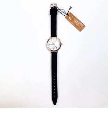 スヌーピー PEANUTS シリコン防水ウォッチ　ブラック    フィールドワーク