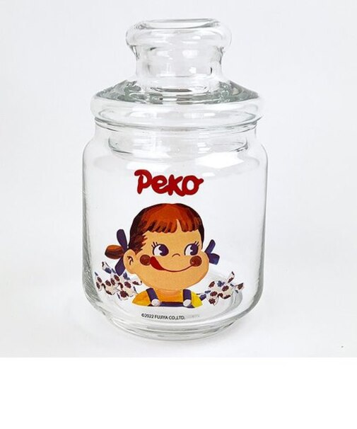 ペコちゃん キャンディーポット クレヨンタッチ  キャニスター   日本製