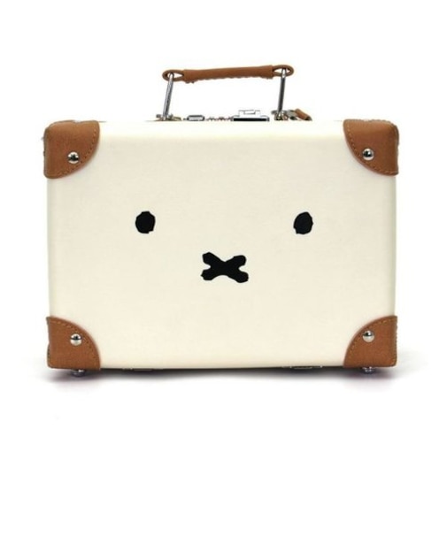 ミッフィー miffy ミニトランク フェイスナチュラル ショルダーバッグ 4L