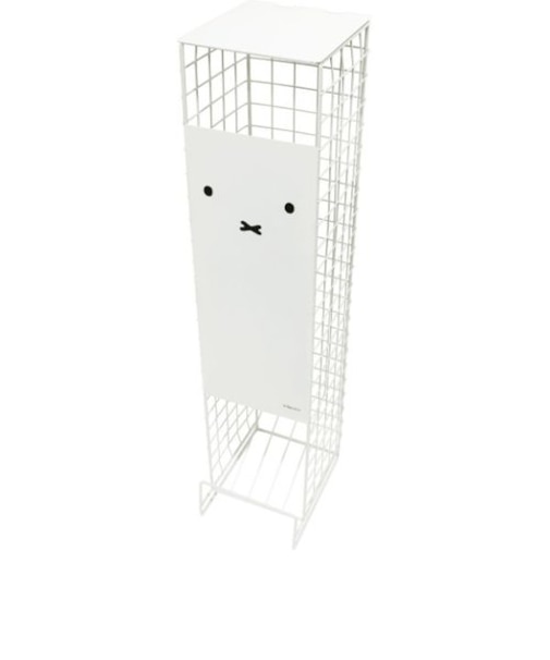 ミッフィー Dick Bruna miffy トイレットペーパーストッカー 顔だけ 収納 ホワイト 5ロール