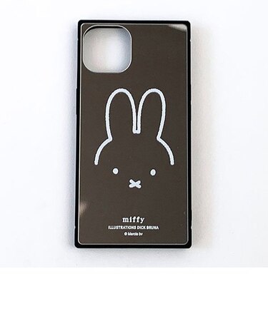 ミッフィー iPhone13対応 スクエアミラーケース フェイス  スマホケース 携帯ケース