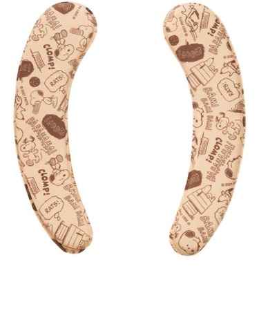 スヌーピー PEANUTS 吸着便座シート エナジー カバー ブラウン