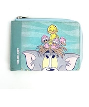 トムとジェリー ポスタープリント マルチケース ブルー ポーチ ケース 学校 オフィス