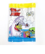 トムとジェリー ポスタープリント PVCポーチ イエロー ポーチ 小物入れ アウトドア 学校 オフィス