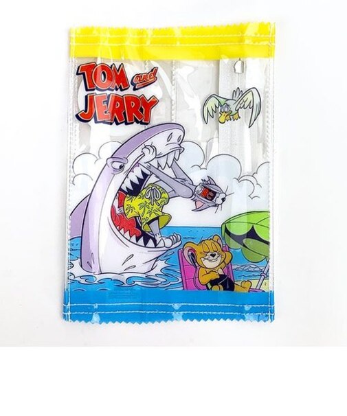 トムとジェリー ポスタープリント PVCポーチ イエロー ポーチ 小物入れ アウトドア 学校 オフィス