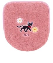 スタジオジブリ 魔女の宅急便 ジジ 兼用フタカバー 花さんぽ ピンク