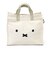 ミッフィー miffy フェイス 2Way トートバッグ ショルダー ナチュラル Mサイズ
