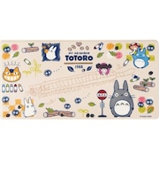 ジブリ となりのトトロ お手入れ　ささっと拭くだけロングマット　おえかき　45×240 キッチンマット ベージュ 　 　