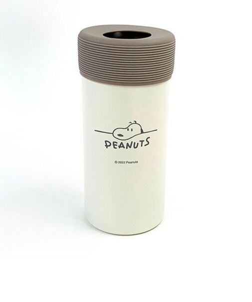 スヌーピー ステンレスペットボトルホルダー デスク BE 保冷 ペットボトルケース