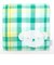 ミッフィー ボリス カラフルチェック ハンカチ グリーン タオルハンカチ タオル 学校 オフィス