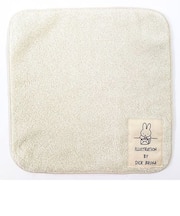 ミッフィー タオルハンカチ アイボリー ミッフィー ハンカチ タオル 学校 オフィス