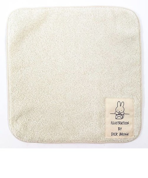 ミッフィー タオルハンカチ アイボリー ミッフィー ハンカチ タオル 学校 オフィス