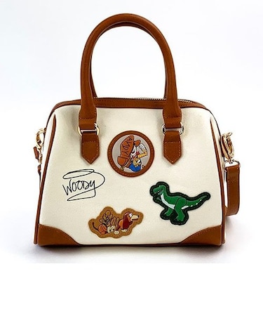 トイ・ストーリー ディズニー トイストーリー ウッディ フレンズキャンバスボストン BR ブラウン バッグ ACCOMMODE アコモデ