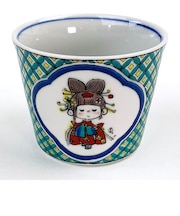 水森亜土 九谷焼 蕎麦猪口 キモノ 和食器 亜土ちゃん