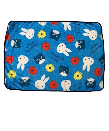 ミッフィー   ひざかけ   ブルー