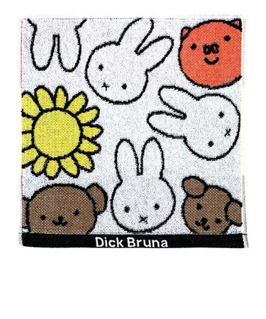 ミッフィー Miffy ミニタオル フレンズフェイス 今治 ホワイト  日本製