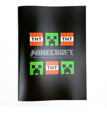 マインクラフト B5ノート フェイス メモ帳 学校 オフィス 入学