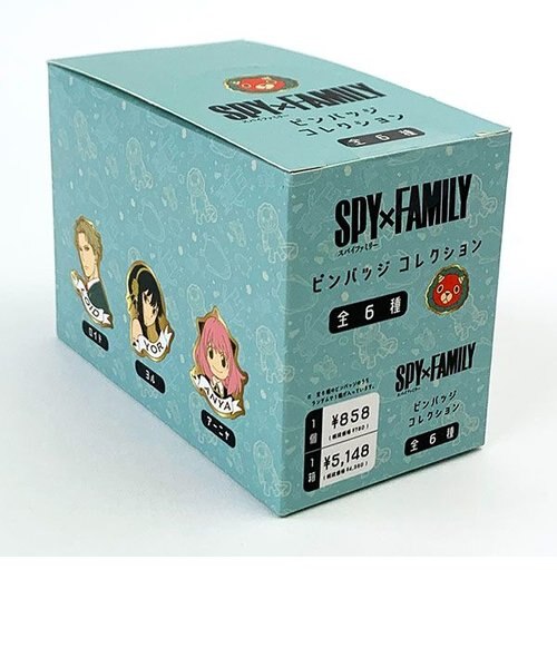 SPY×FAMILY スパイファミリー ピンバッジコレクション BOXセット 6個