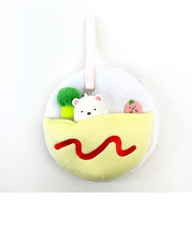 すみっコぐらし しろくま おもしろパスケース 定期入れ ホワイト