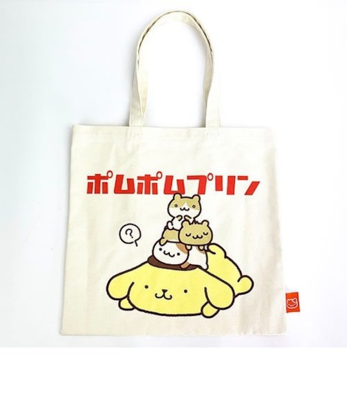 サンリオキャラクターズ 帆布トート ポムポムプリン バッグ トートバッグ サブバッグ 学校 オフィス