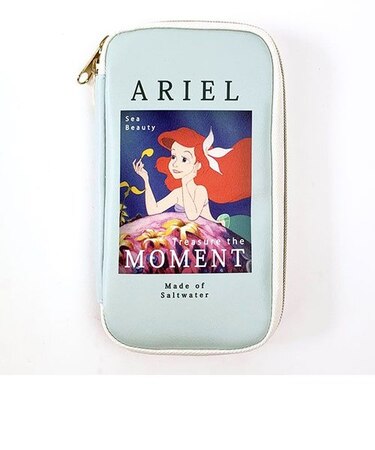 ディズニー アリエル マルチスマートペンポーチアリエル ペンポーチ 水色