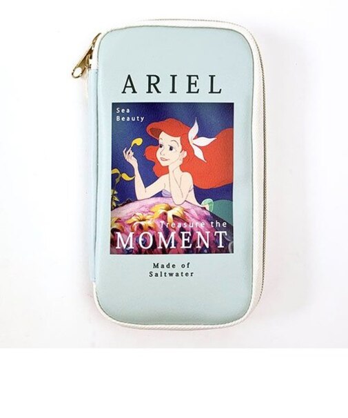 ディズニー アリエル マルチスマートペンポーチアリエル ペンポーチ 水色
