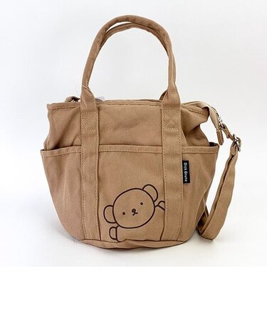 ミッフィー miffy 3ポケットトートボリス ショルダーバッグ モカマリモ ミッフィー ボリストートバッグ