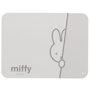 ミッフィー miffy 食器のバスマット ワンステップ  WH ホワイト 30×40