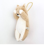 くびねっこ マスコットポーチ シバイヌ ベージュ 小物入れ ぬいぐるみ