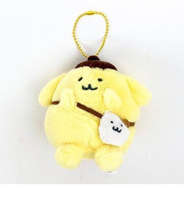 サンリオ ポムポムプリン ナガノ×サンリオ  おともだちコーデ マスコット イエロー