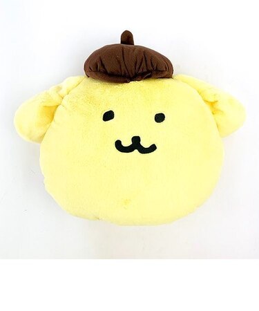 サンリオ ポムポムプリン ナガノ×サンリオ クッション インテリア イエロー