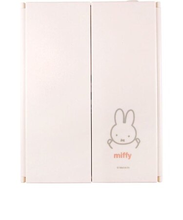ミッフィー miffy LEDミラー モカ 卓上 スタンド 三面