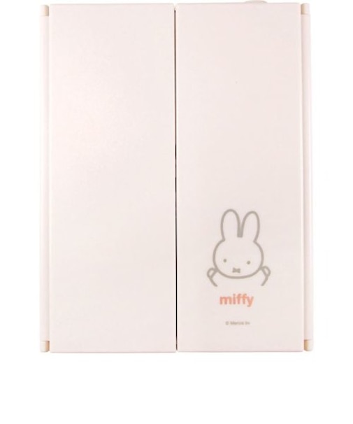 ミッフィー miffy LEDミラー モカ 卓上 スタンド 三面