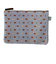 ミッフィー miffy ボリス フラットポーチ グレー ジャガード織り  小物入れ