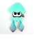 スプラトゥーン Splatoon3 イカ ライトブルー(S) ぬいぐるみ ALL STAR COLLECTION インテリア