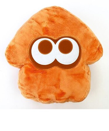 スプラトゥーン Splatoon3 クッション イカ(オレンジ) インテリア ぬいぐるみ