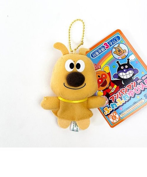 それいけ！アンパンマン  NEW!アンパンマンふわふわゆび人形めいけんチーズ キーホルダー    フィンガーパペット