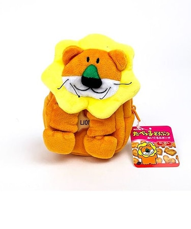 たべっ子どうぶつ ぬいぐるみポーチ らいおん ポーチ ぬいぐるみ 学校 オフィス