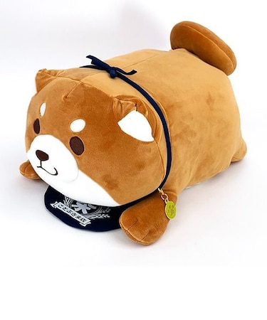 忠犬もちしば もちもちクッション(チャーム・おかか)  ぬいぐるみ インテリア