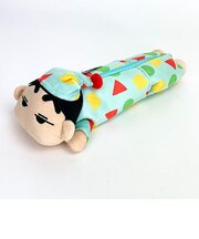 クレヨンしんちゃん ダイカットペンポーチ パジャマしんちゃん ペンケース 水色