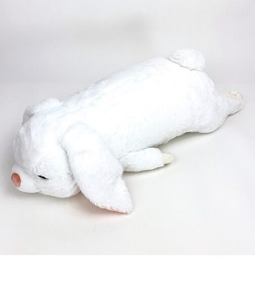 ねむねむアニマルズ つむぎ 抱きまくらL ロップイヤーラビット ぬいぐるみ 干支 ウサギ ホワイト