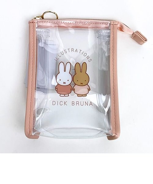 ミッフィー クリアポーチ PK クリアワンポイントシリーズ miffy ピンク