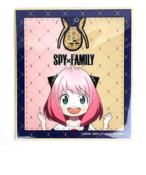 スパイファミリー SPY×FAMILY アーニャ ミニ色紙  インテリア｜パーフェクトワールドの通販｜&mall（アンドモール）三井ショッピングパーク公式通販