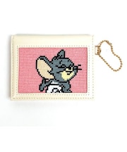 トムとジェリー タフィー パスケース ピクセル PI 定期入れ ピンク